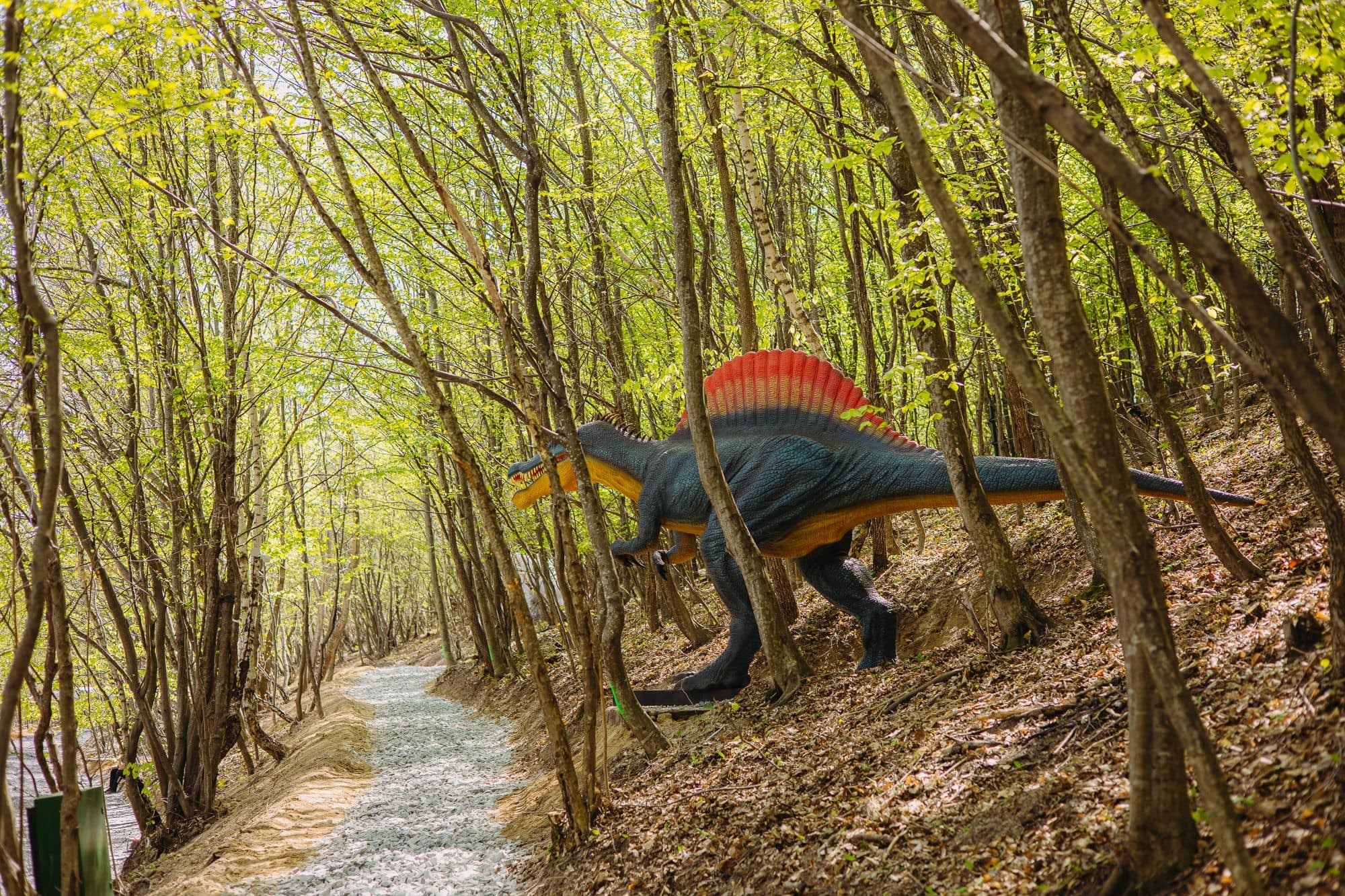 Dinozaur animatronic la Dino Land