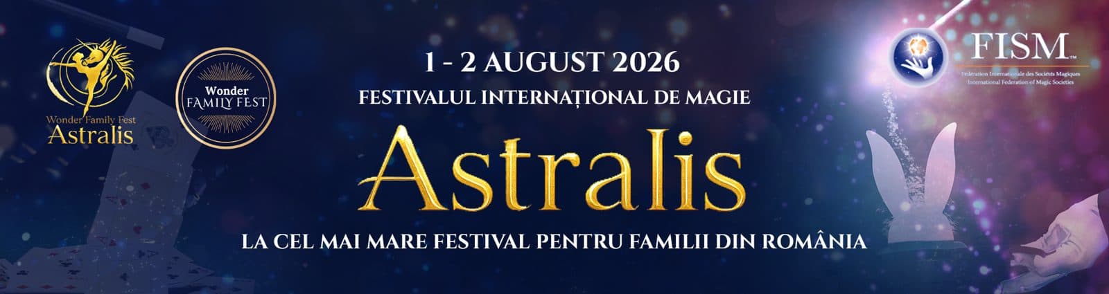 Afișul Festivalului Internațional de Magie ASTRALIS